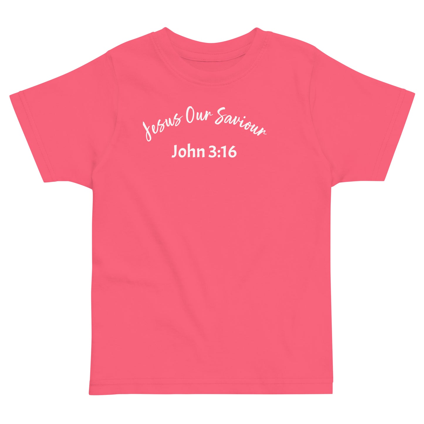 Jesus Our Saviour Toddler jersey t-shirt
