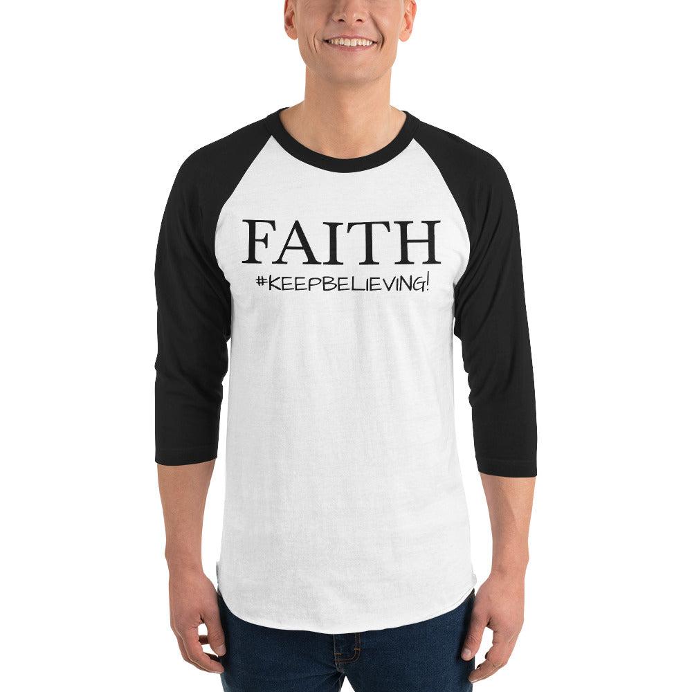FAITH 3/4 sleeve raglan shirt