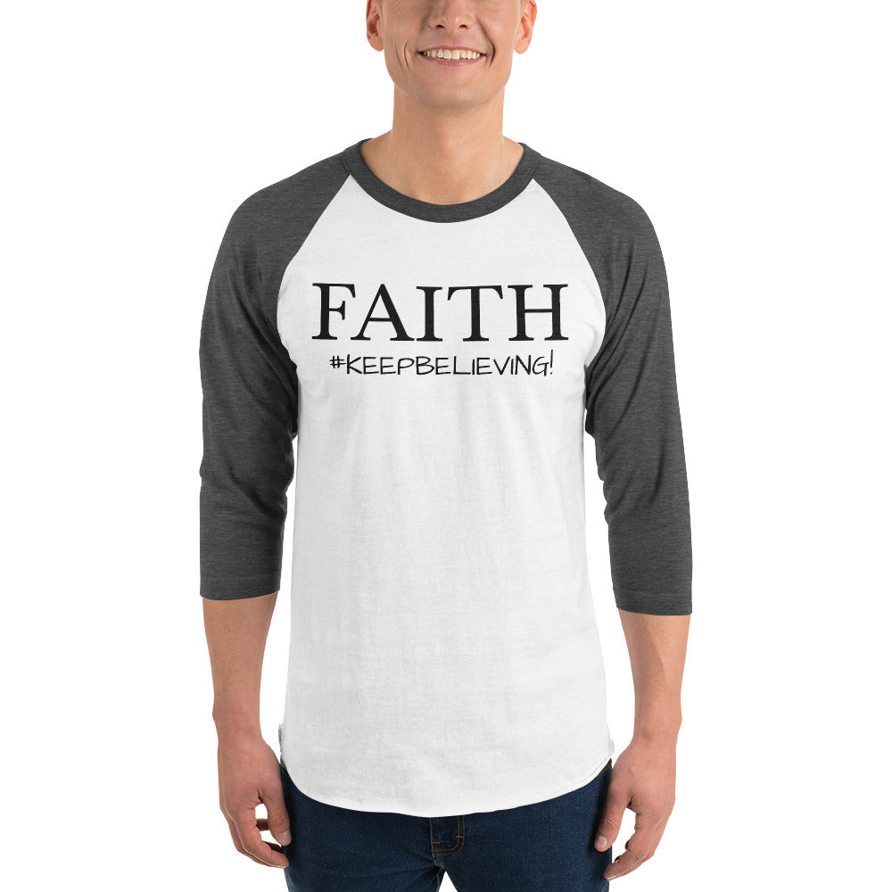 FAITH 3/4 sleeve raglan shirt