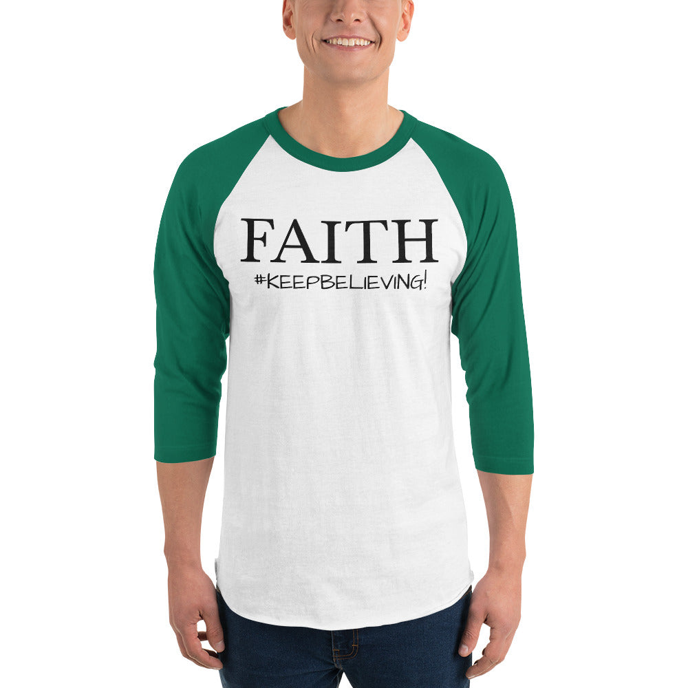 FAITH 3/4 sleeve raglan shirt