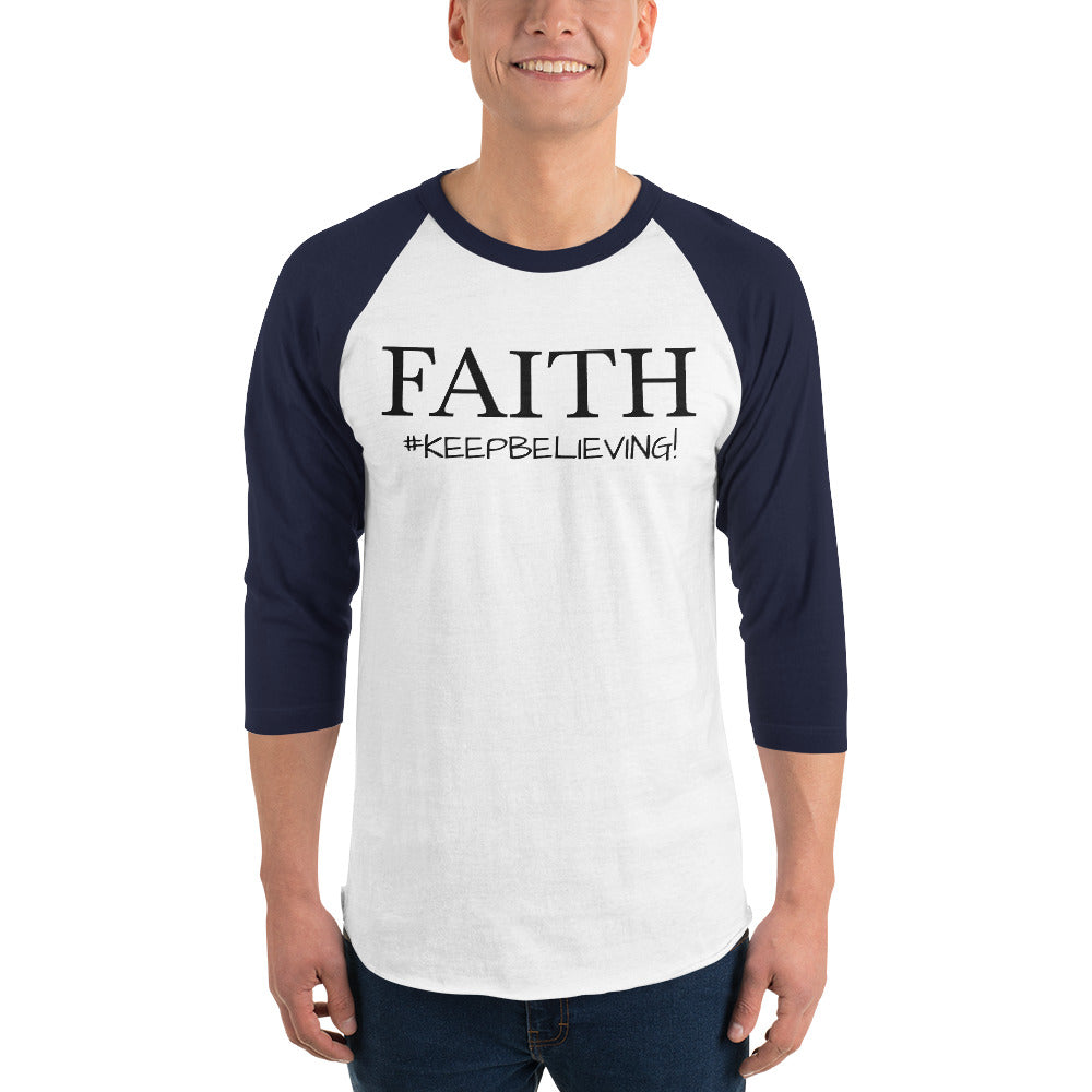 FAITH 3/4 sleeve raglan shirt