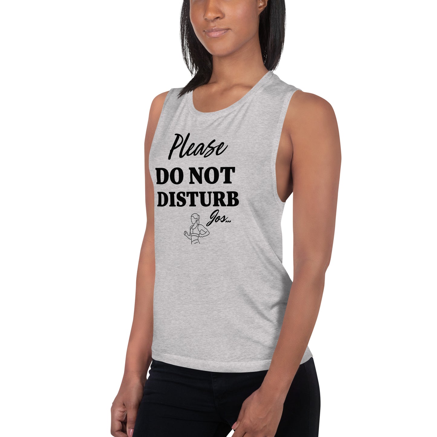 Do Not Disturb Ladies’ Muscle Tank