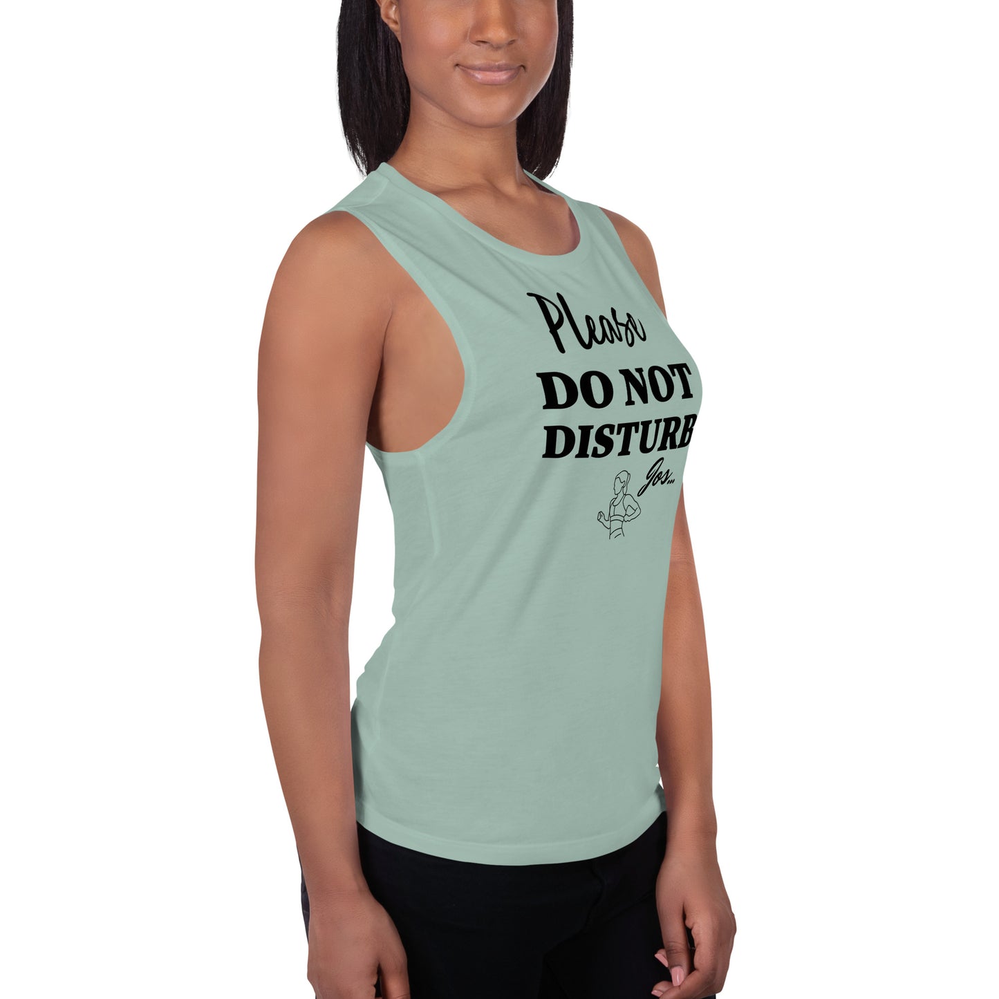Do Not Disturb Ladies’ Muscle Tank