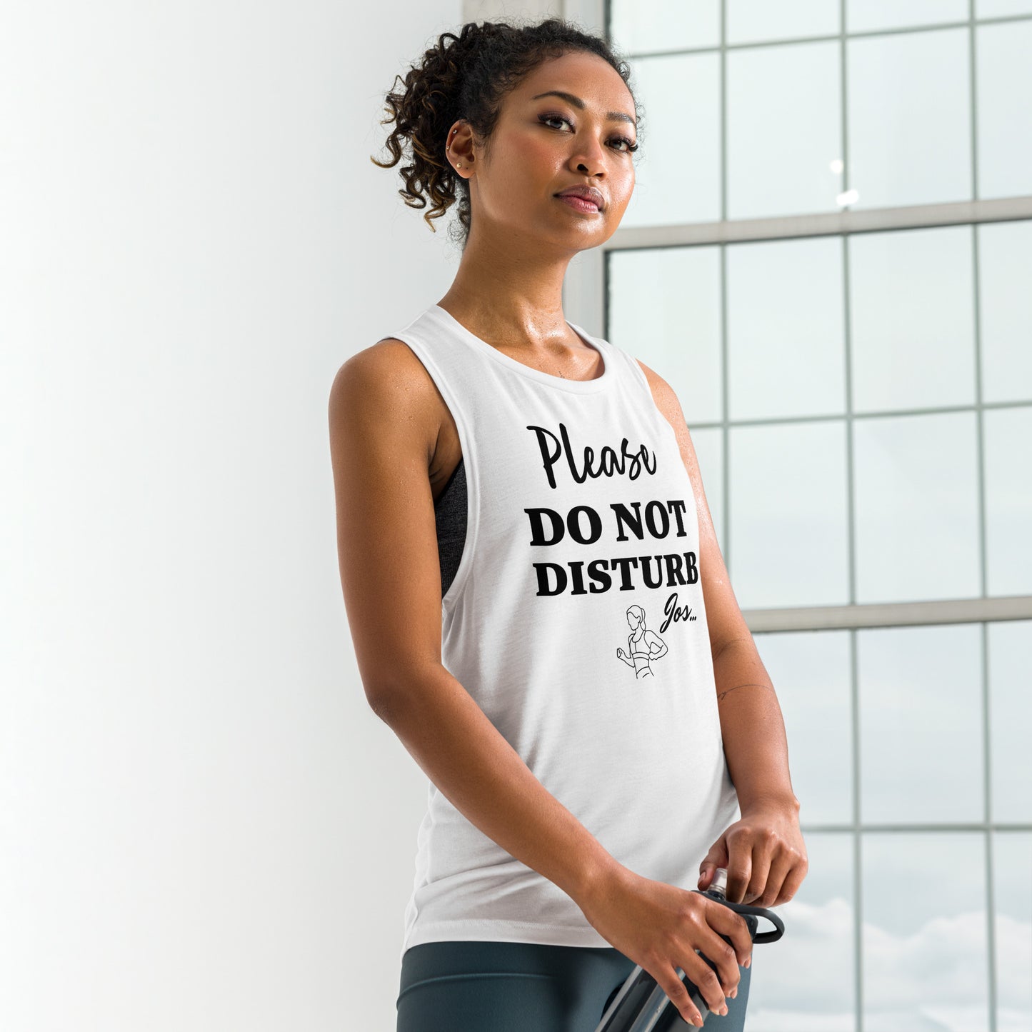 Do Not Disturb Ladies’ Muscle Tank