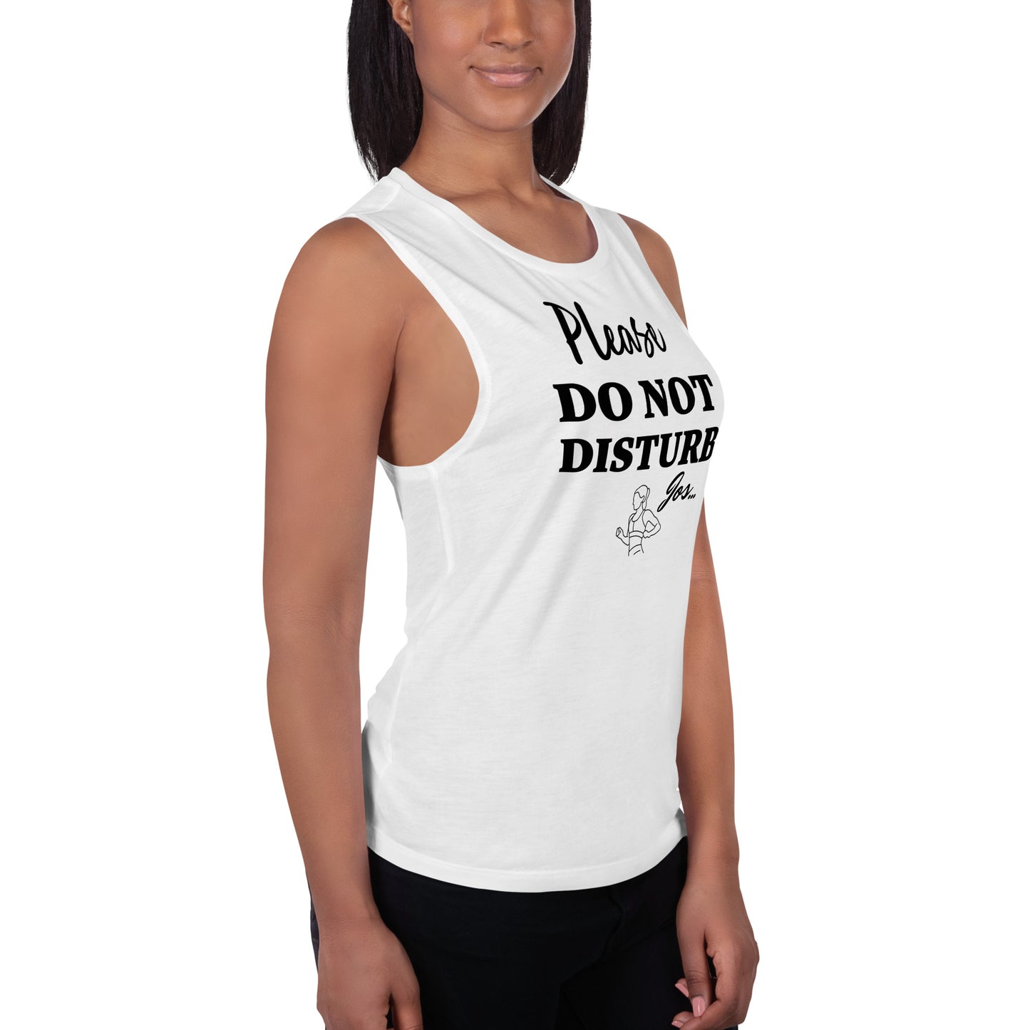 Do Not Disturb Ladies’ Muscle Tank