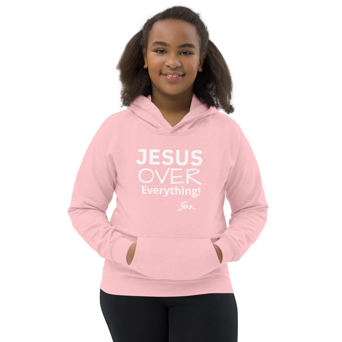 Jesus Over Everything kid's Hoodie