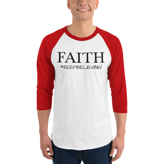 FAITH 3/4 sleeve raglan shirt