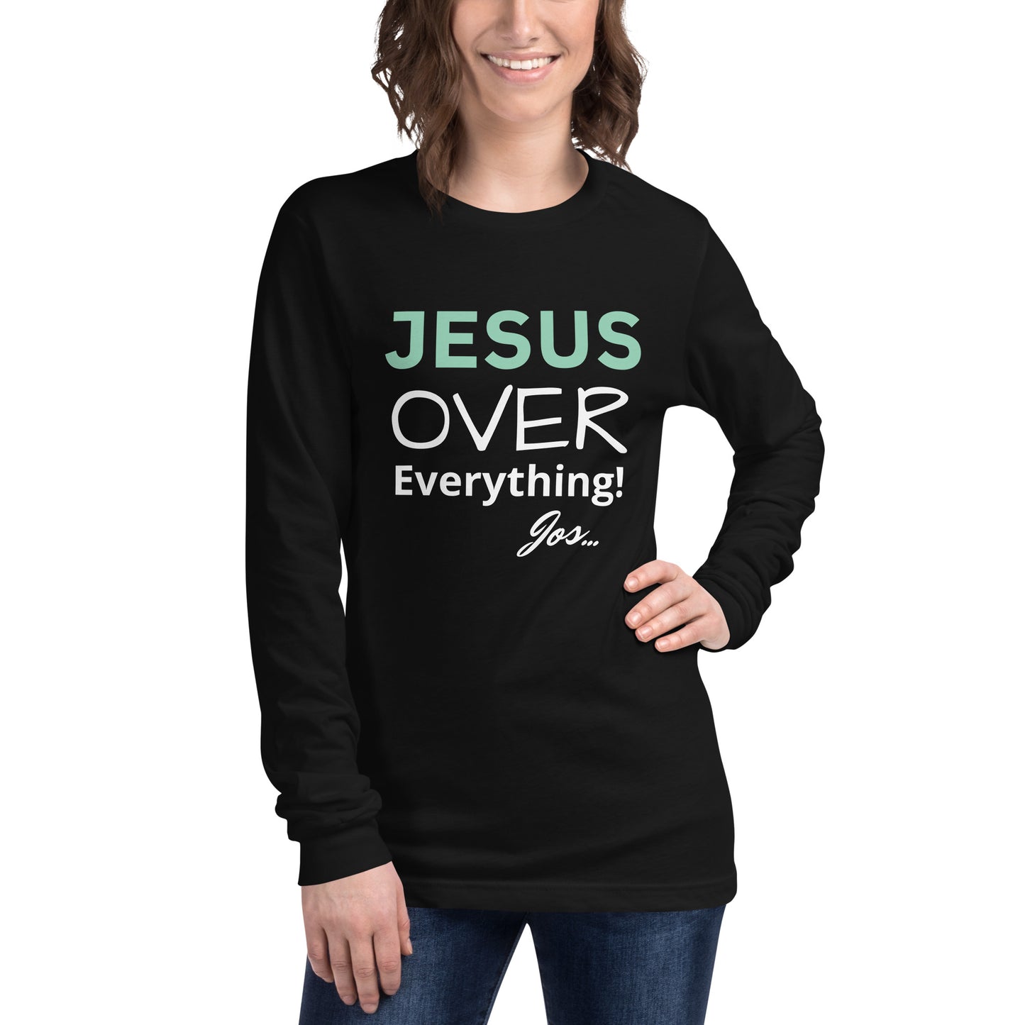 Jesus Over Everything Long Sleeve Tee