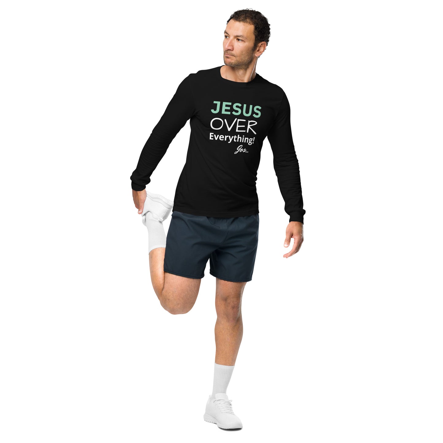 Jesus Over Everything Long Sleeve Tee