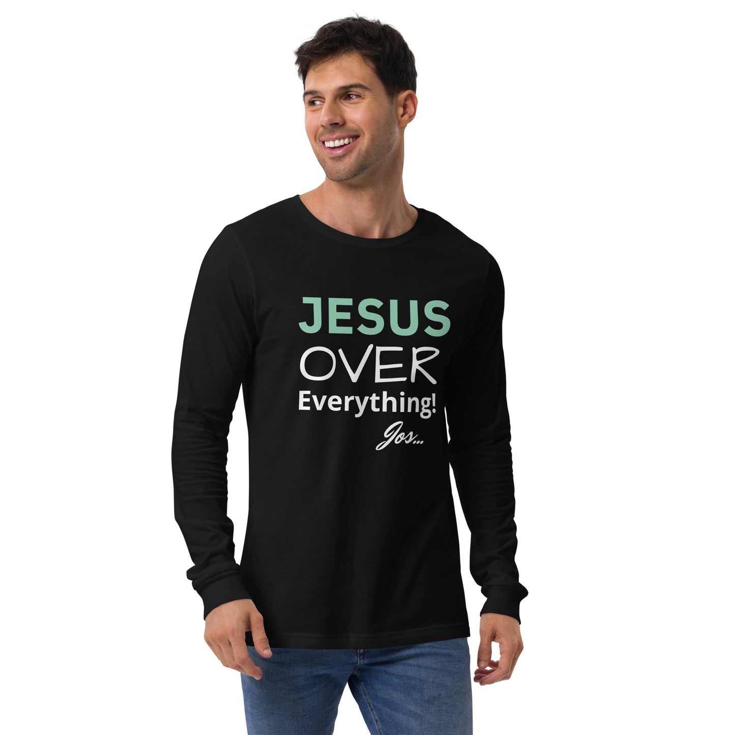 Jesus Over Everything Long Sleeve Tee