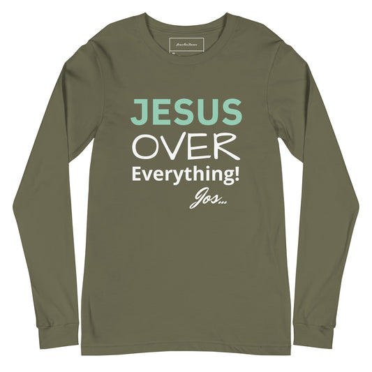 Jesus Over Everything Long Sleeve Tee