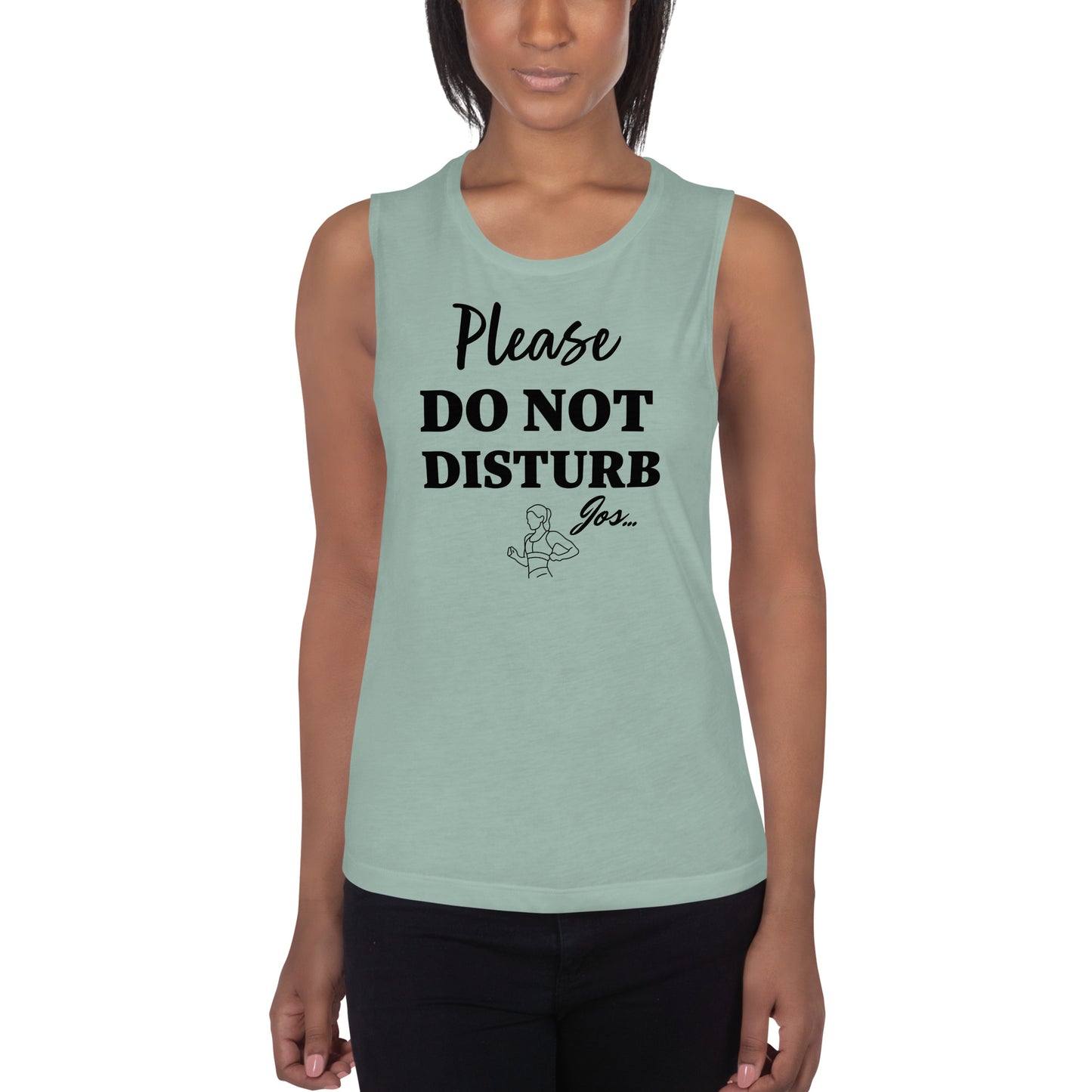 Do Not Disturb Ladies’ Muscle Tank