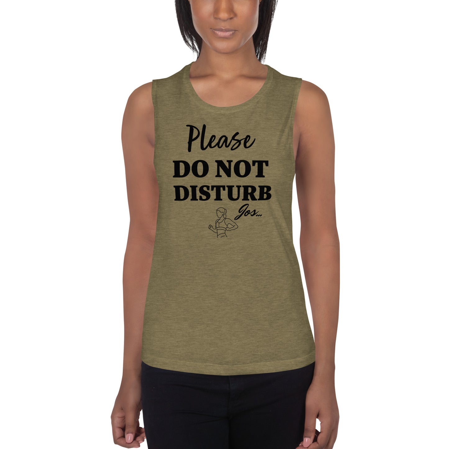 Do Not Disturb Ladies’ Muscle Tank