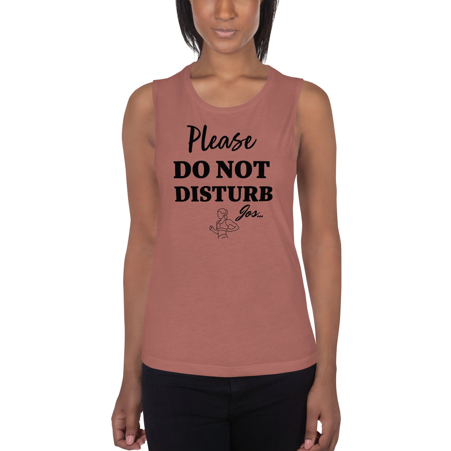 Do Not Disturb Ladies’ Muscle Tank