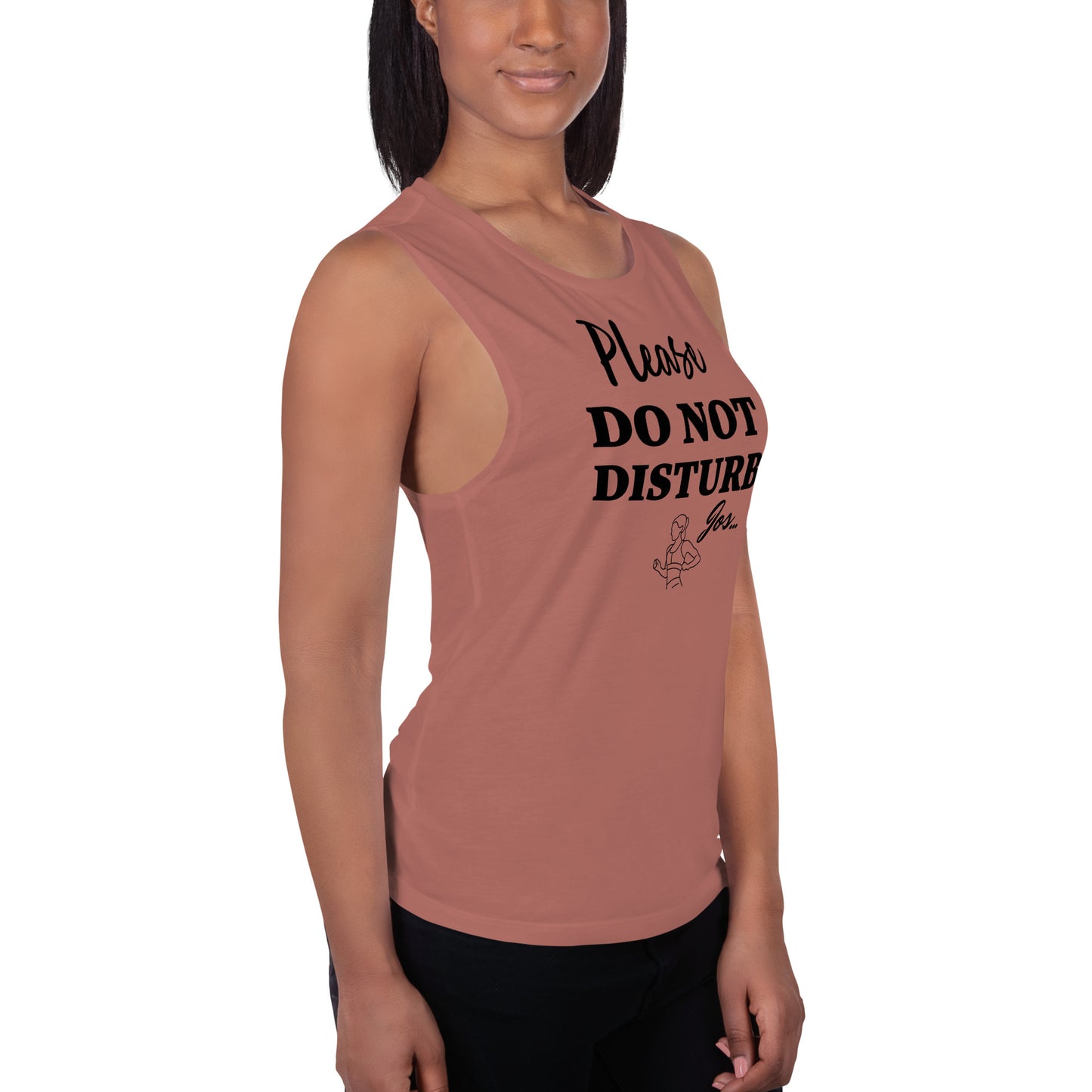 Do Not Disturb Ladies’ Muscle Tank