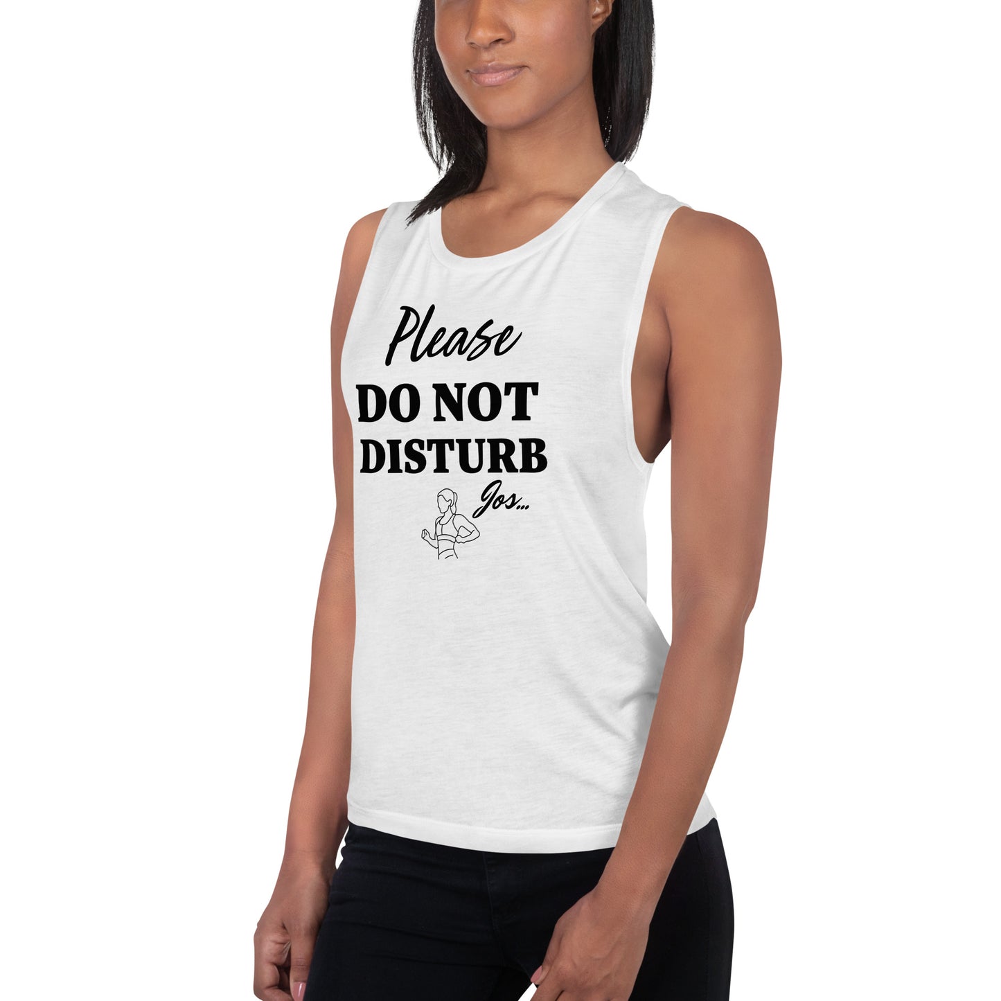 Do Not Disturb Ladies’ Muscle Tank